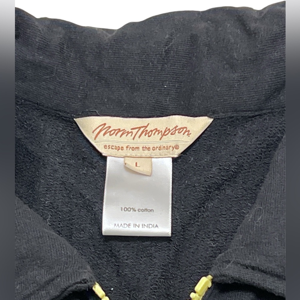 Norm Thompson Women's Vintage Full Zip Sweater Size L - Picture 4 of 5